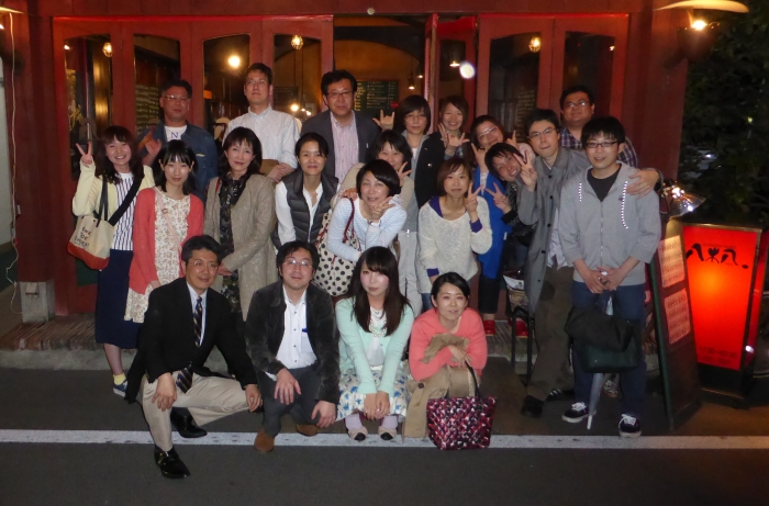 長峯理子先生と木下真希さんの歓迎会を行いました！
